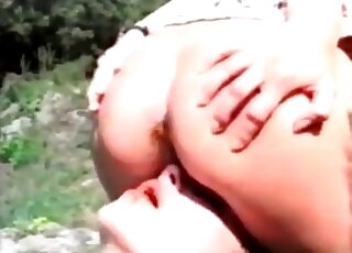 Explaining how to take a shit in the woods movies