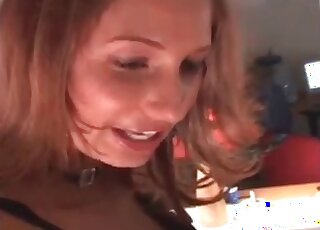 Beautiful woman is pooping directly onto the plate